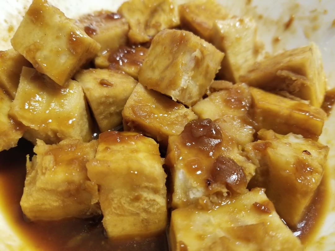 酸梅酱芋头(全素)的做法