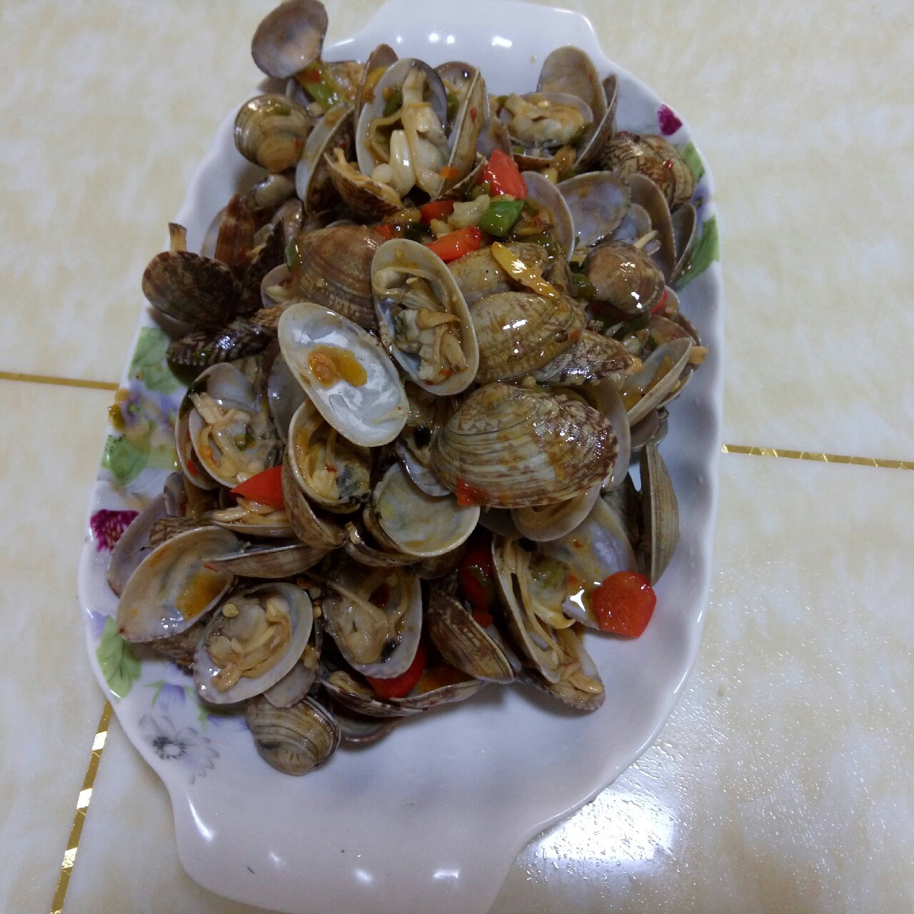 泰式甜辣酱炒花甲