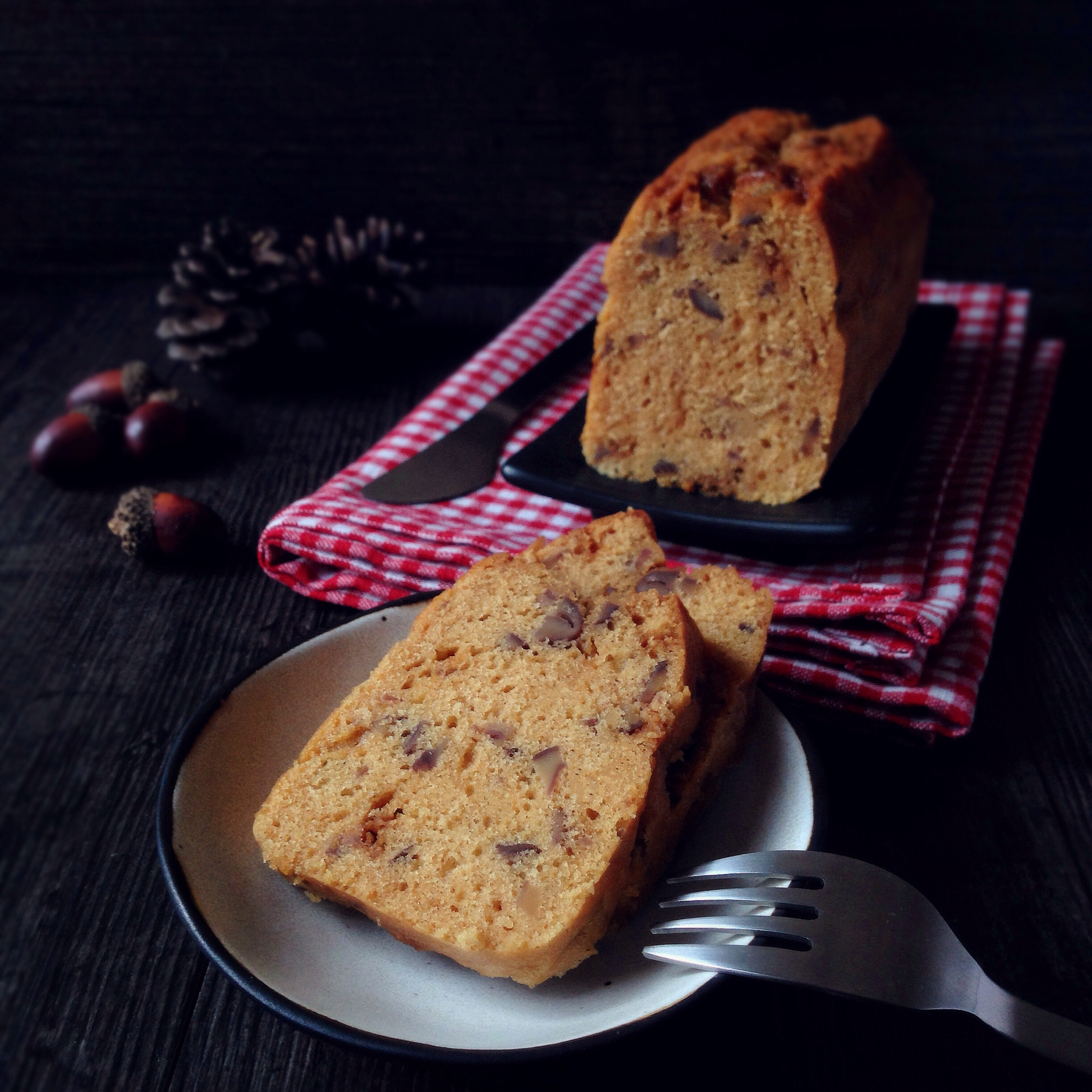 香草栗子磅蛋糕