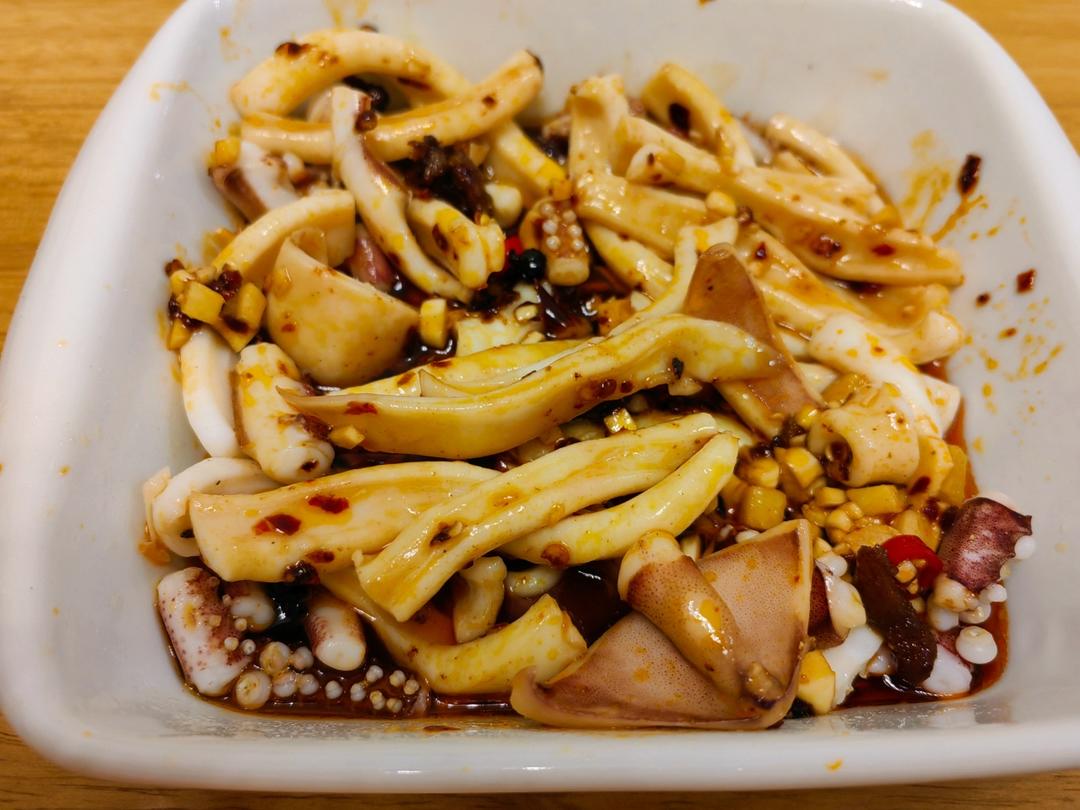 葱油鲜鱿