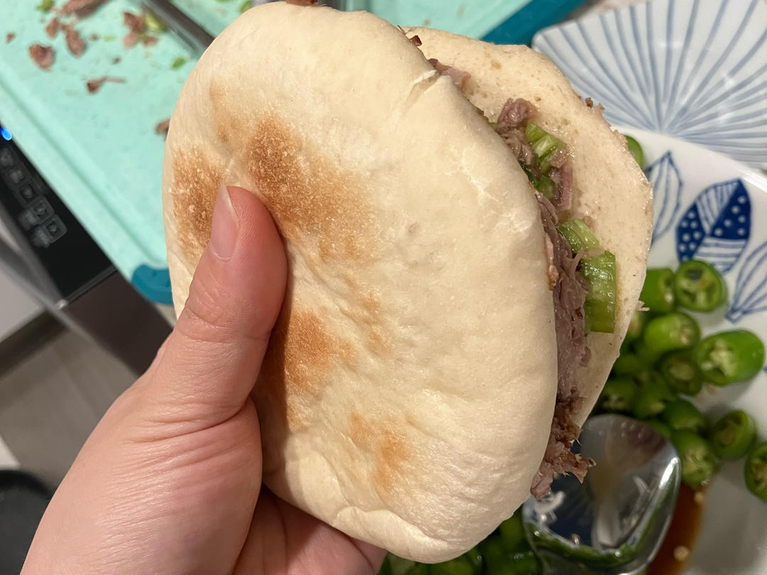 【小高姐】肉夹馍的坨坨馍