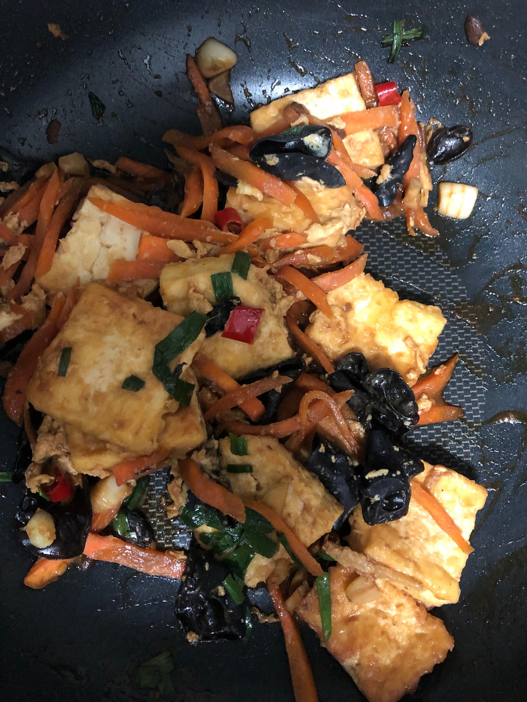 懒人版炒老豆腐