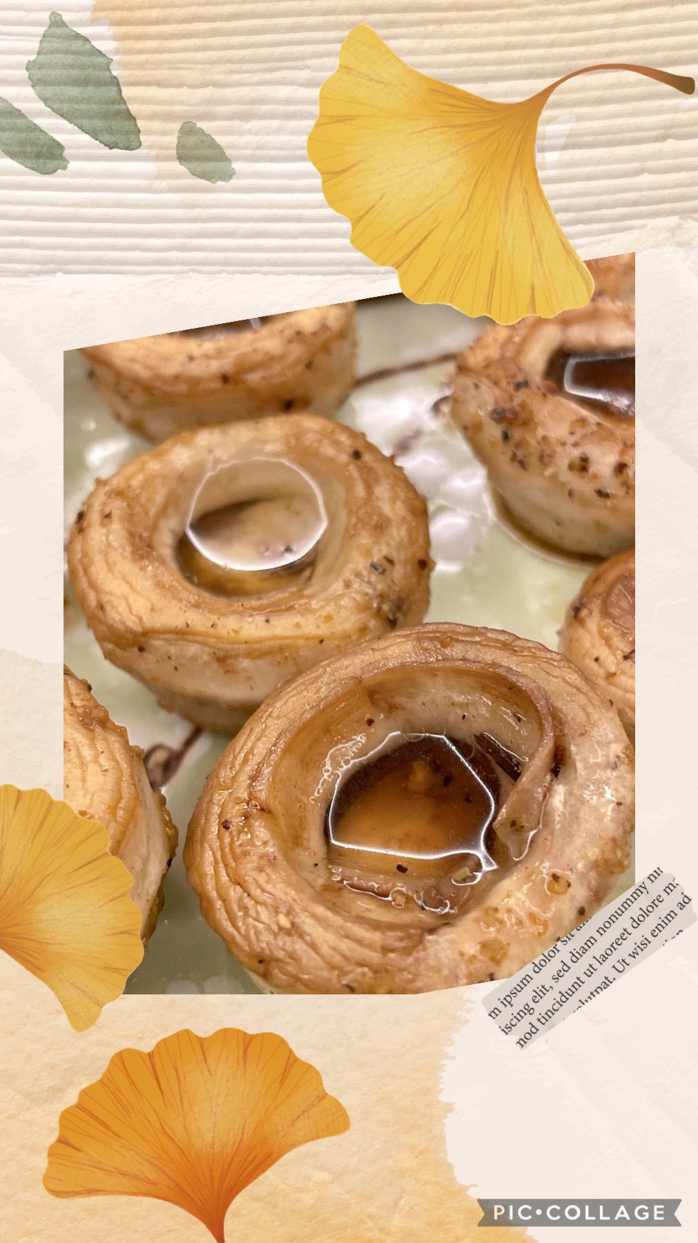 香煎口蘑  鲜的扭起来