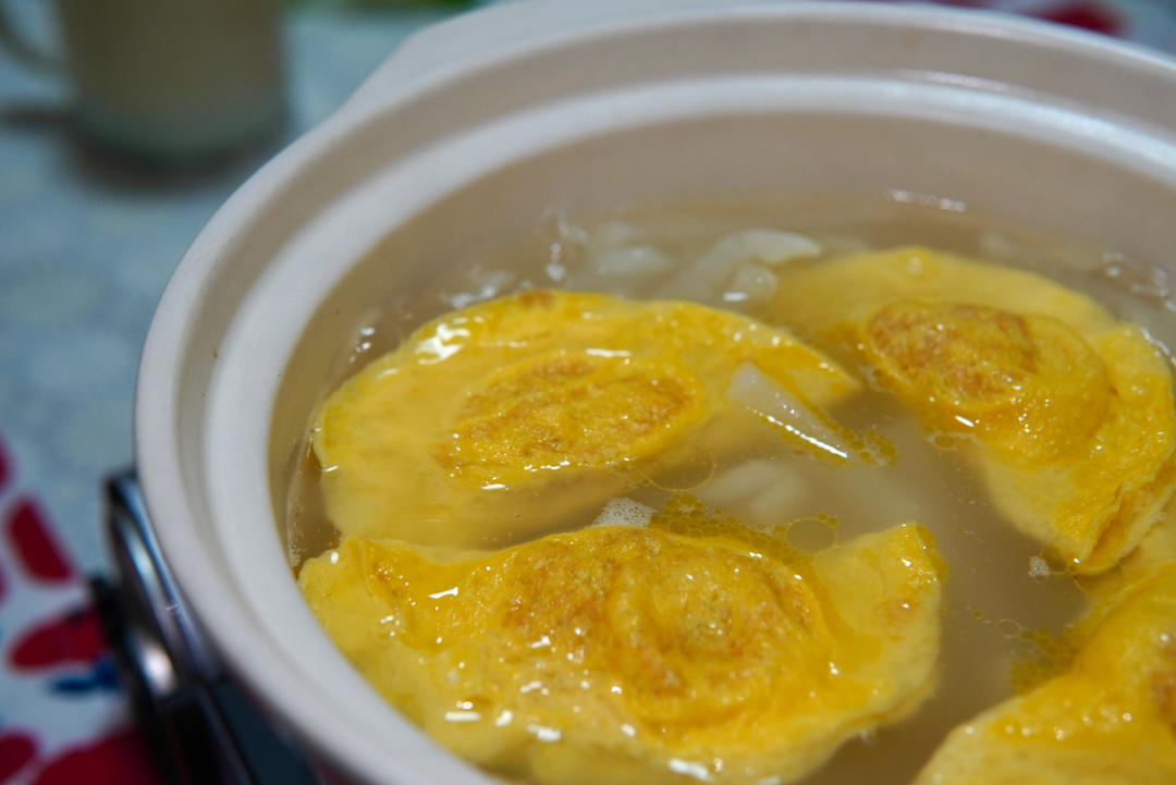 萝卜丝蛋饺汤