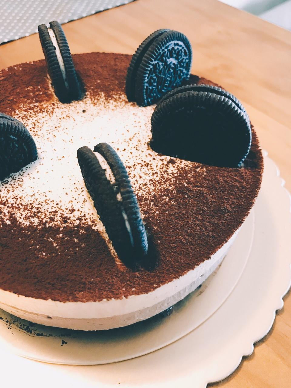 咖啡双层冻芝士蛋糕