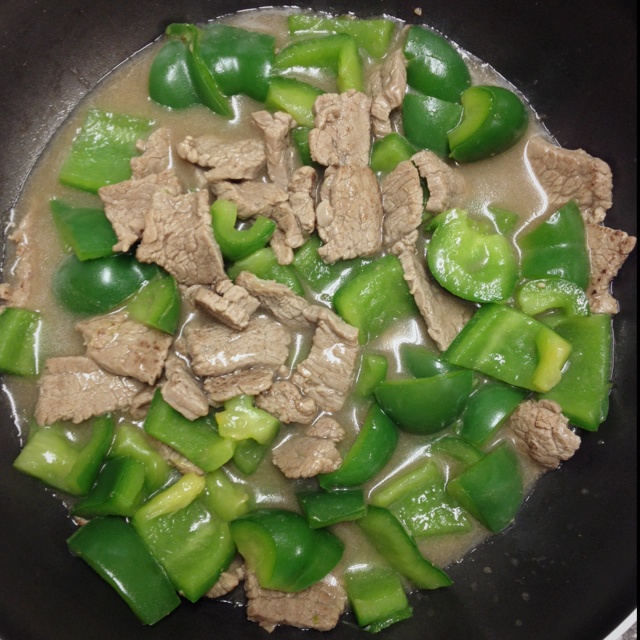 青椒炒牛肉