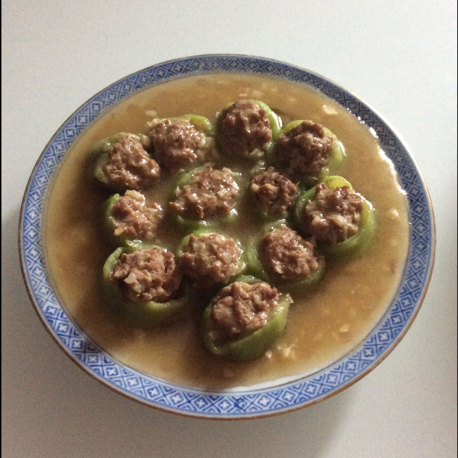 丝瓜酿肉丸