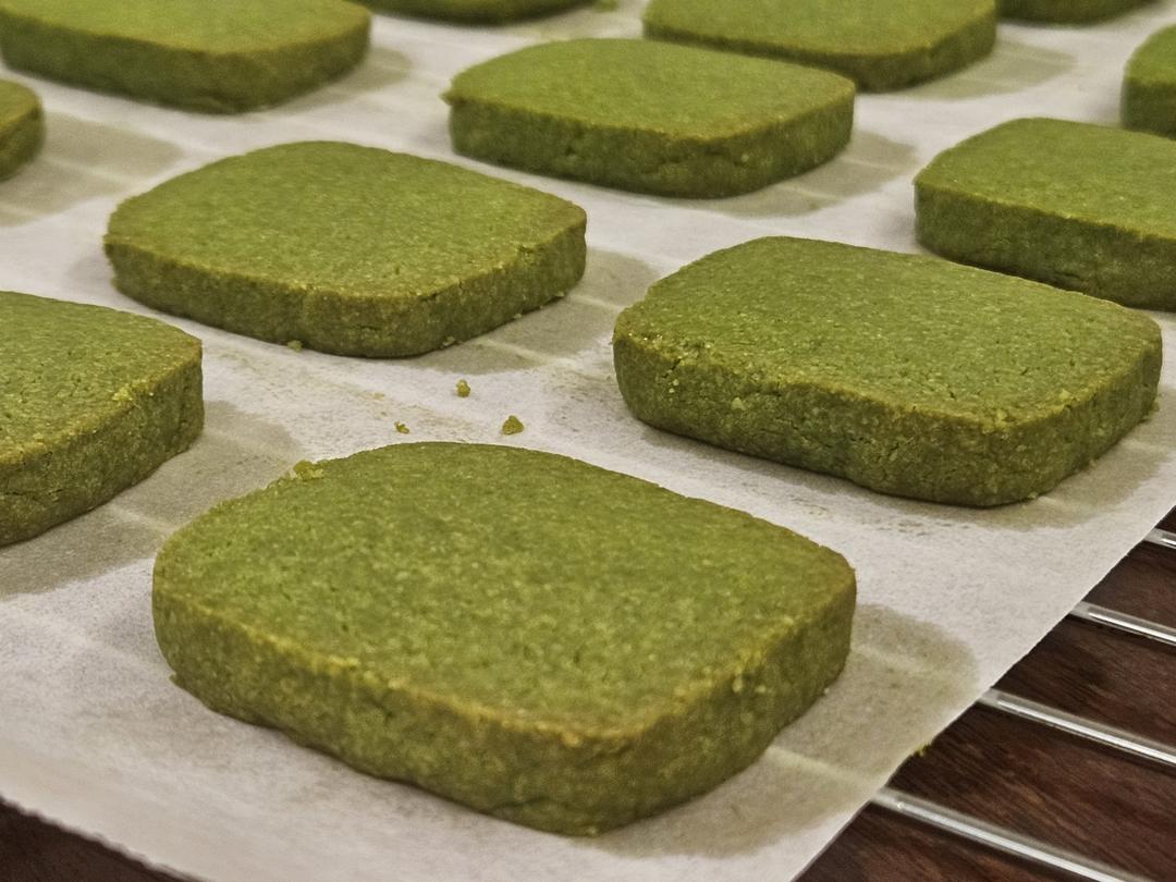 抹茶杏仁饼干