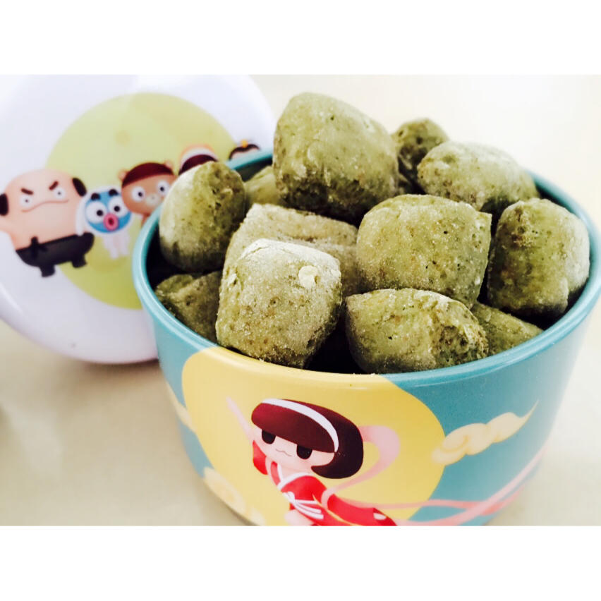 抹茶杏仁片饼干