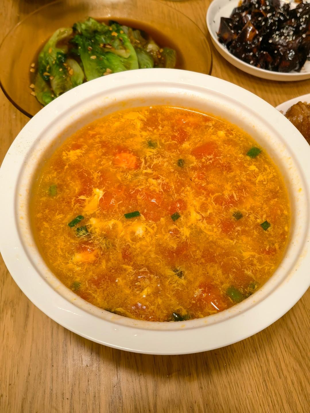 【跟我做不会错】简单又好喝的西红柿鸡蛋汤，家常又营养哦