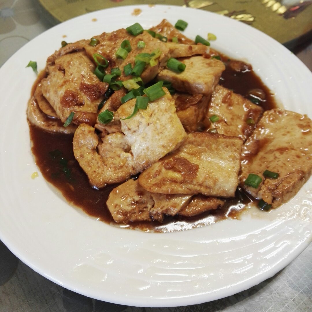 蚝油嫩豆腐