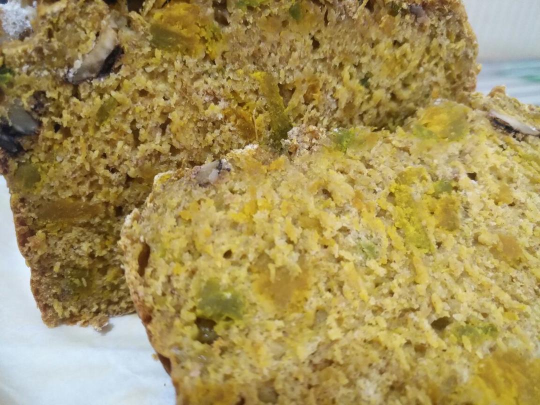 秋日栗香南瓜全麦快手面包丨健康·烘焙