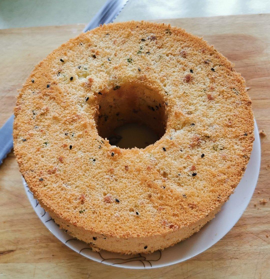 咸香戚风经典——黄金葱香肉松戚风
