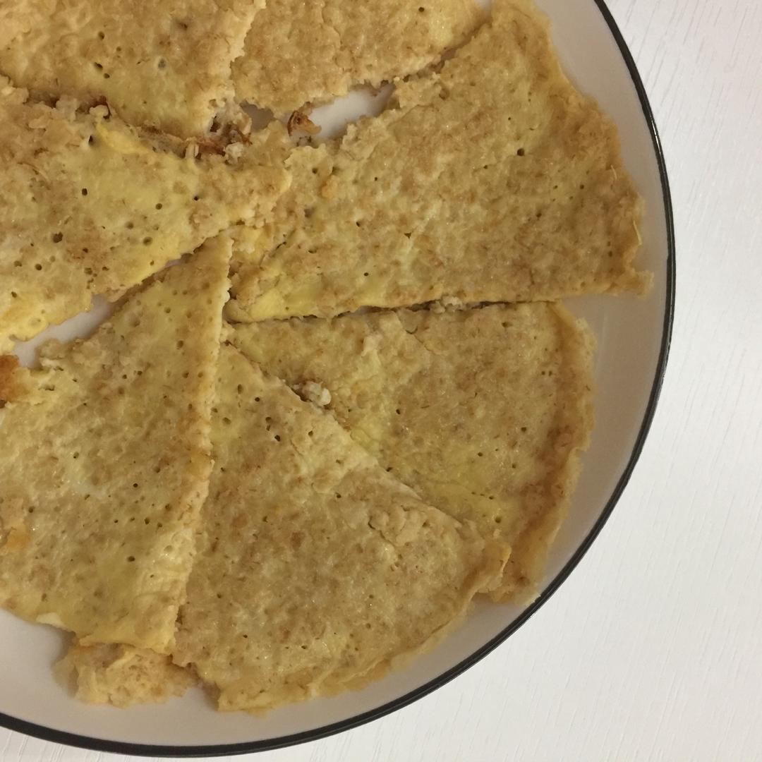 燕麦鸡蛋饼~快手早餐