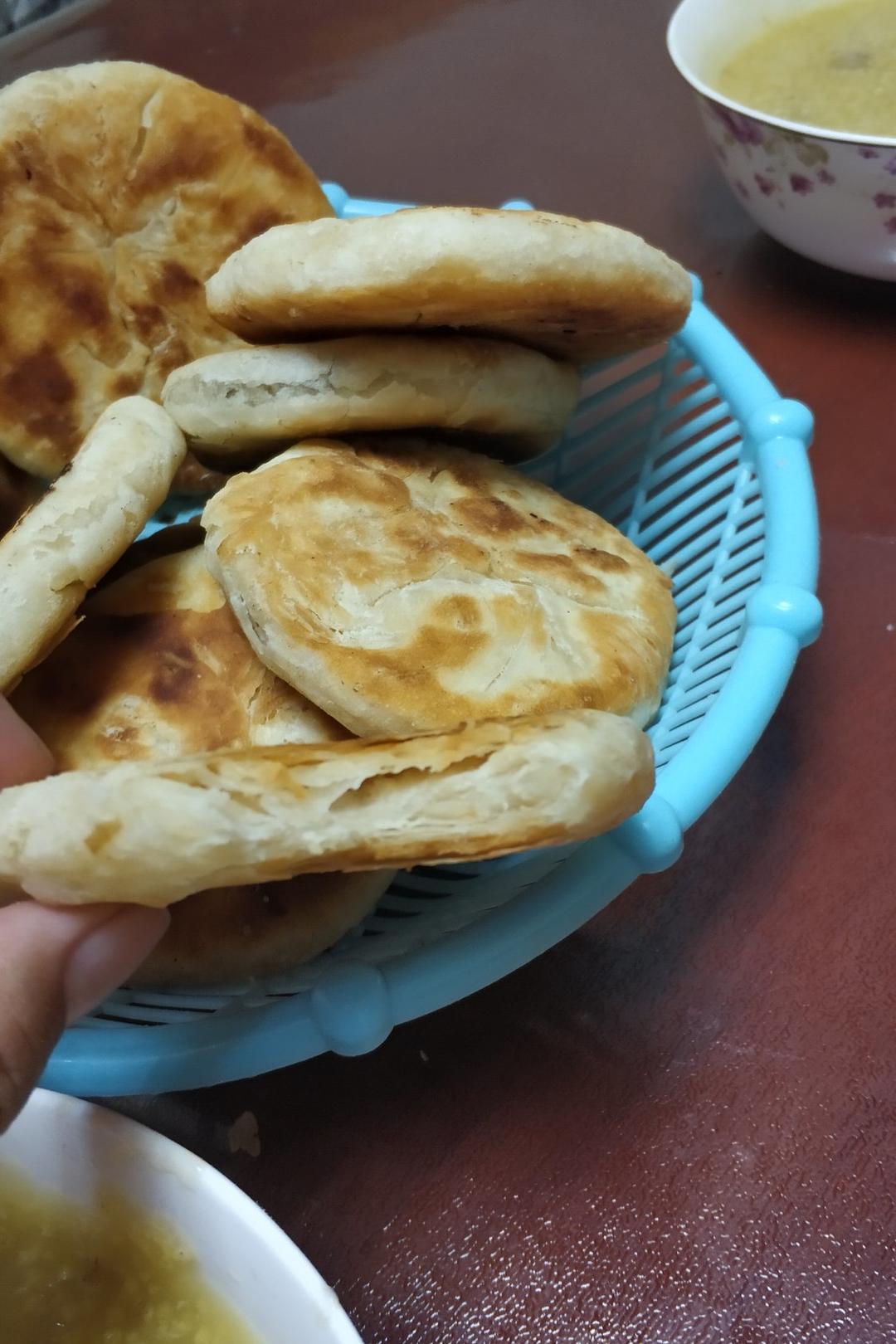 发面油酥小糖饼