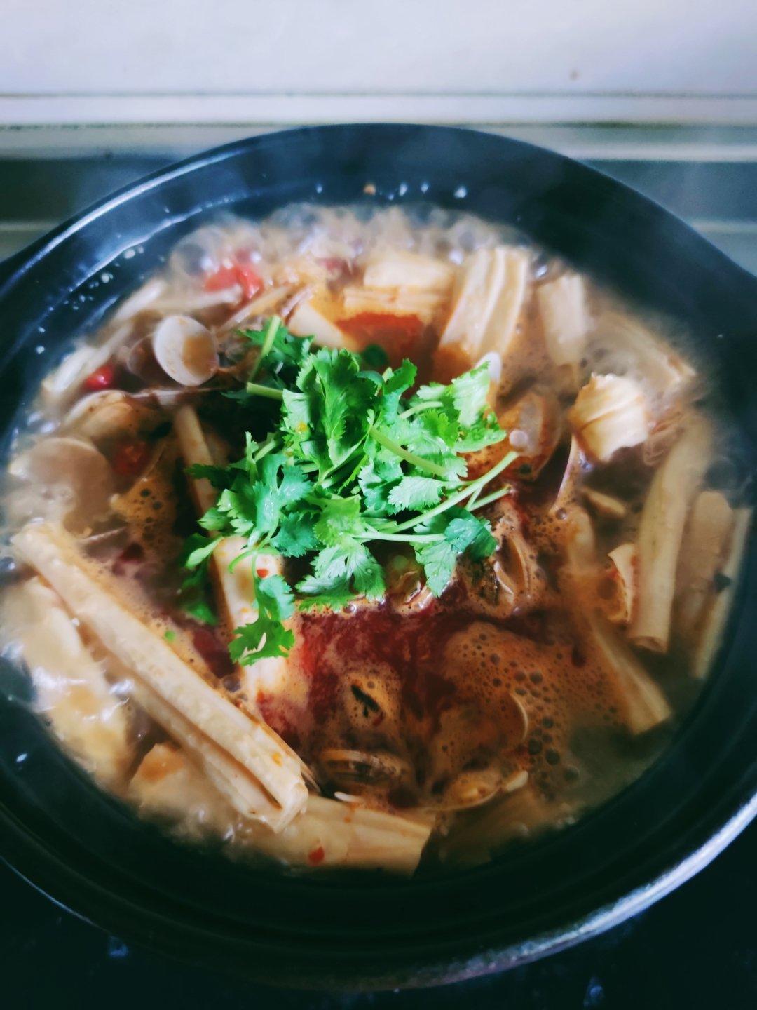 ㊙️自制花甲粉丝煲比外卖还好吃