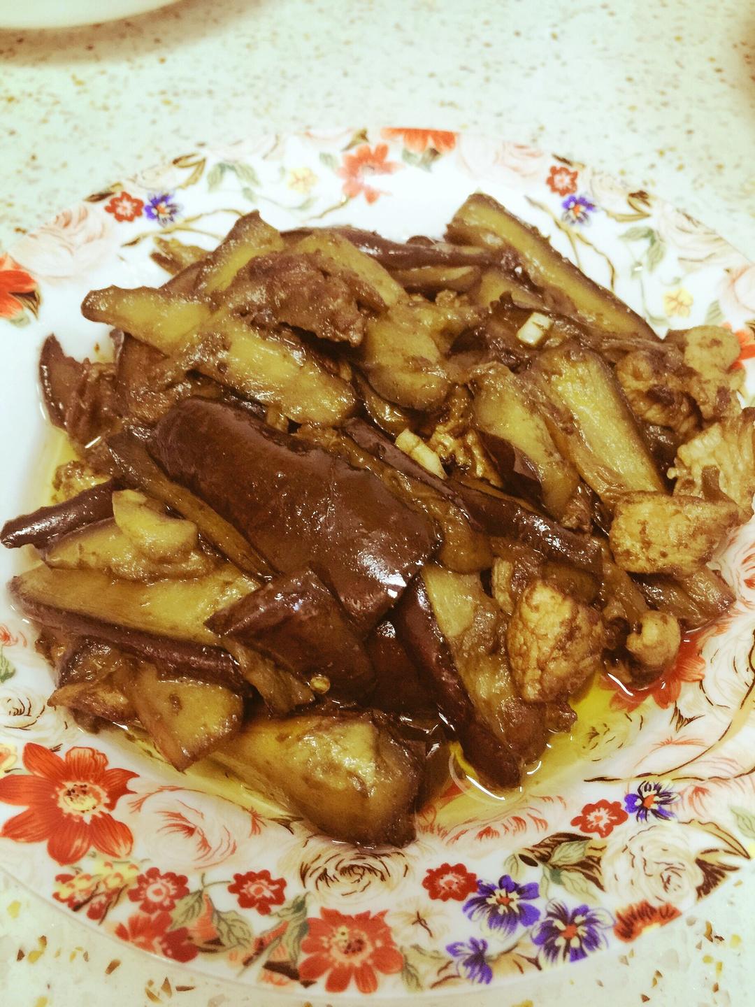 老丁的私房菜-油焖茄子