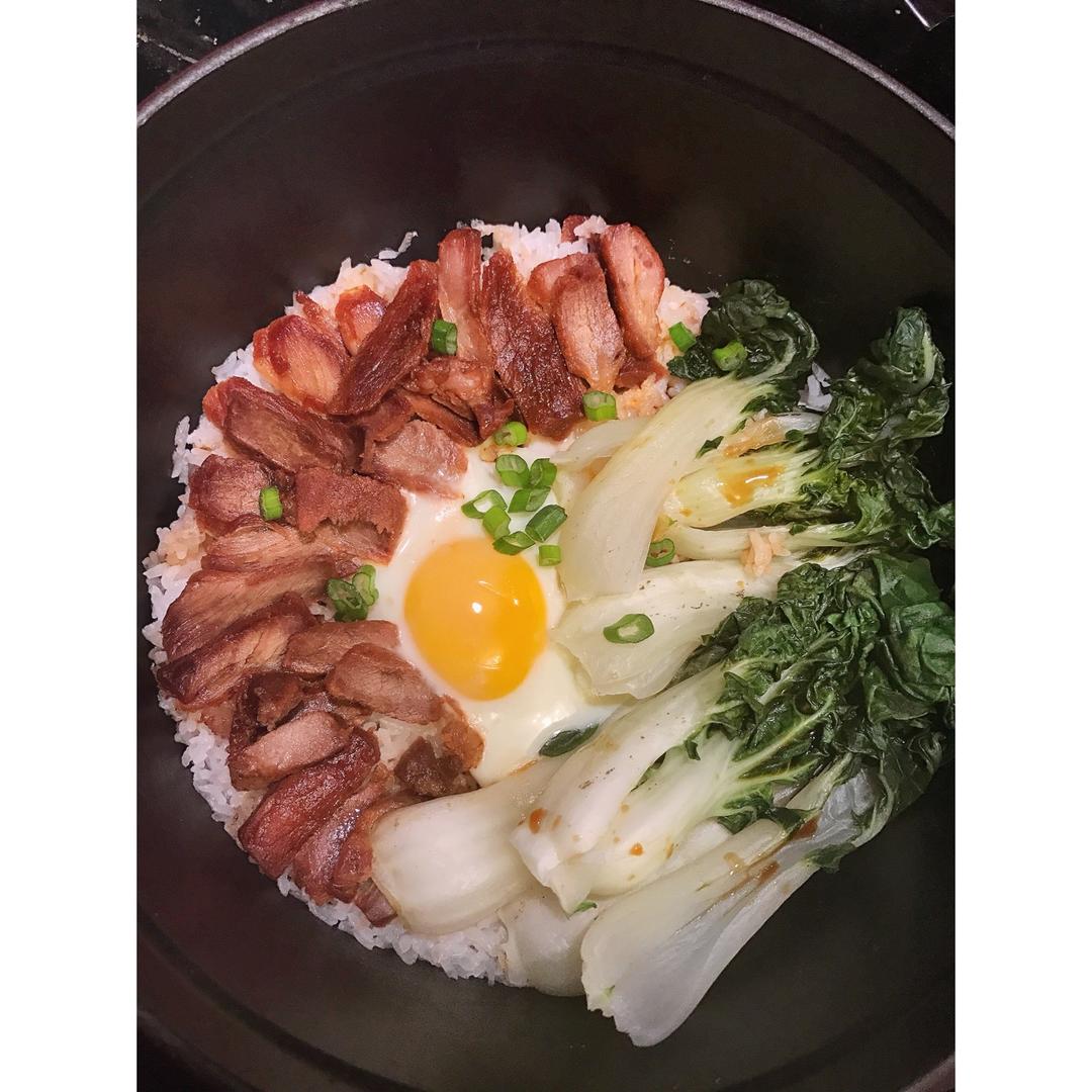经典staub铸铁锅食谱之---腊味煲仔饭