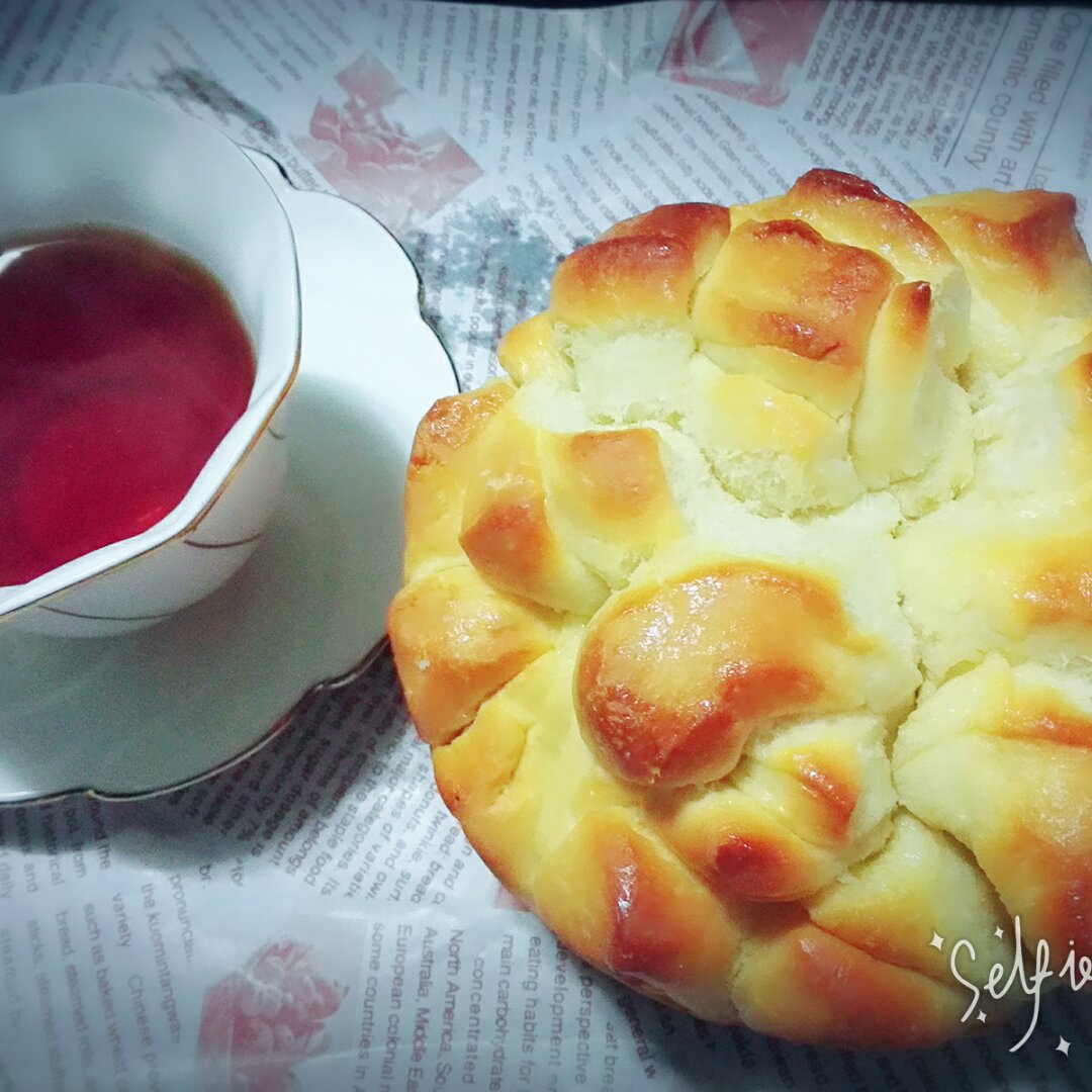 日式香浓炼乳面包