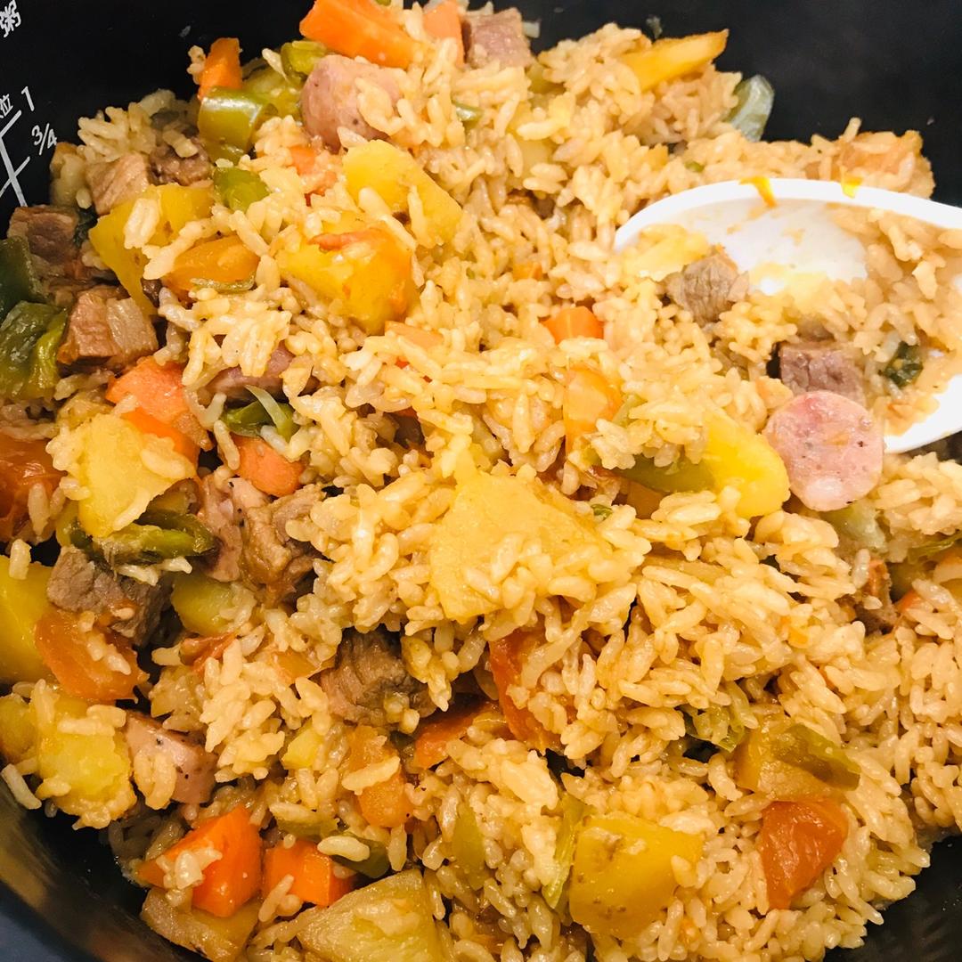 土豆焖饭（电饭锅版）