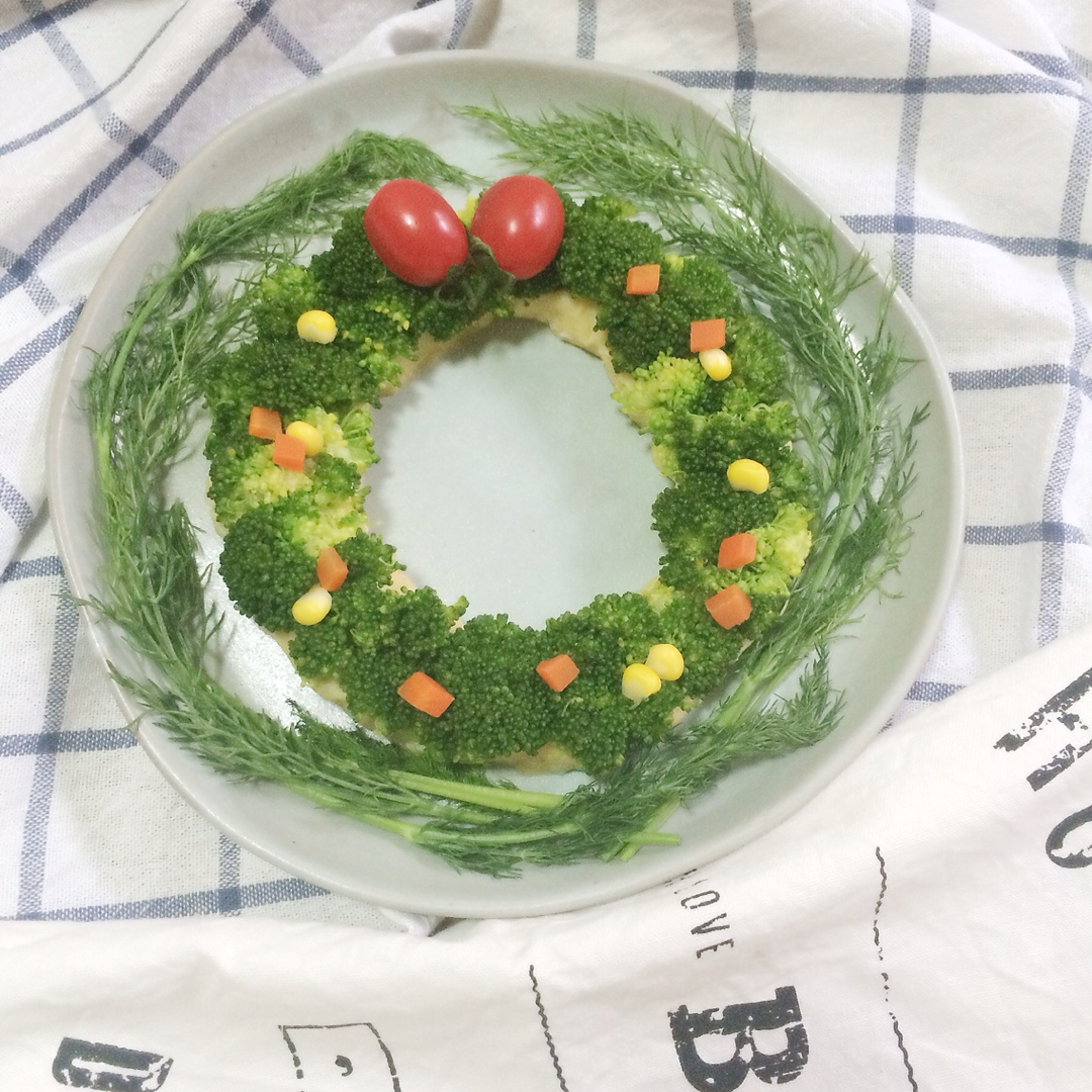 圣诞花环沙拉
