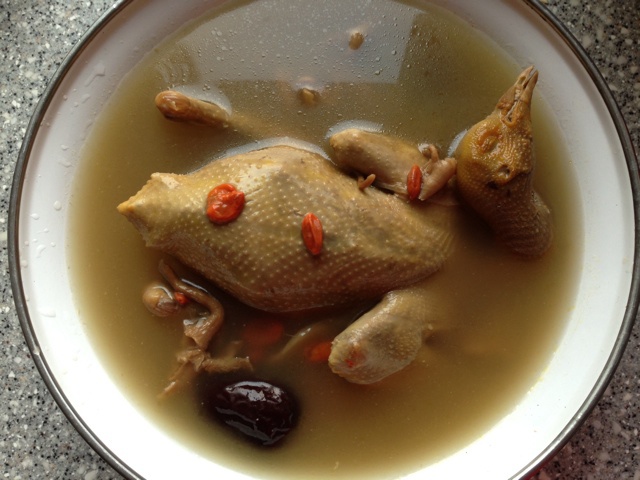 红枣枸杞乳鸽汤