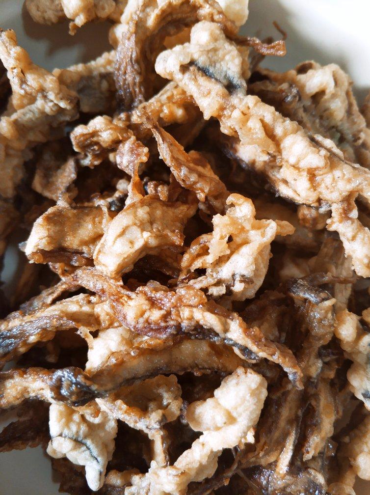 香酥椒盐炸平菇