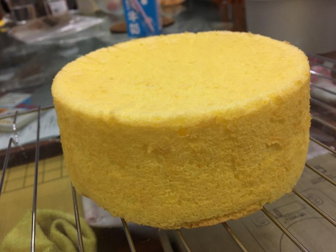 八寸戚风蛋糕（生日蛋糕坯）附六寸配单