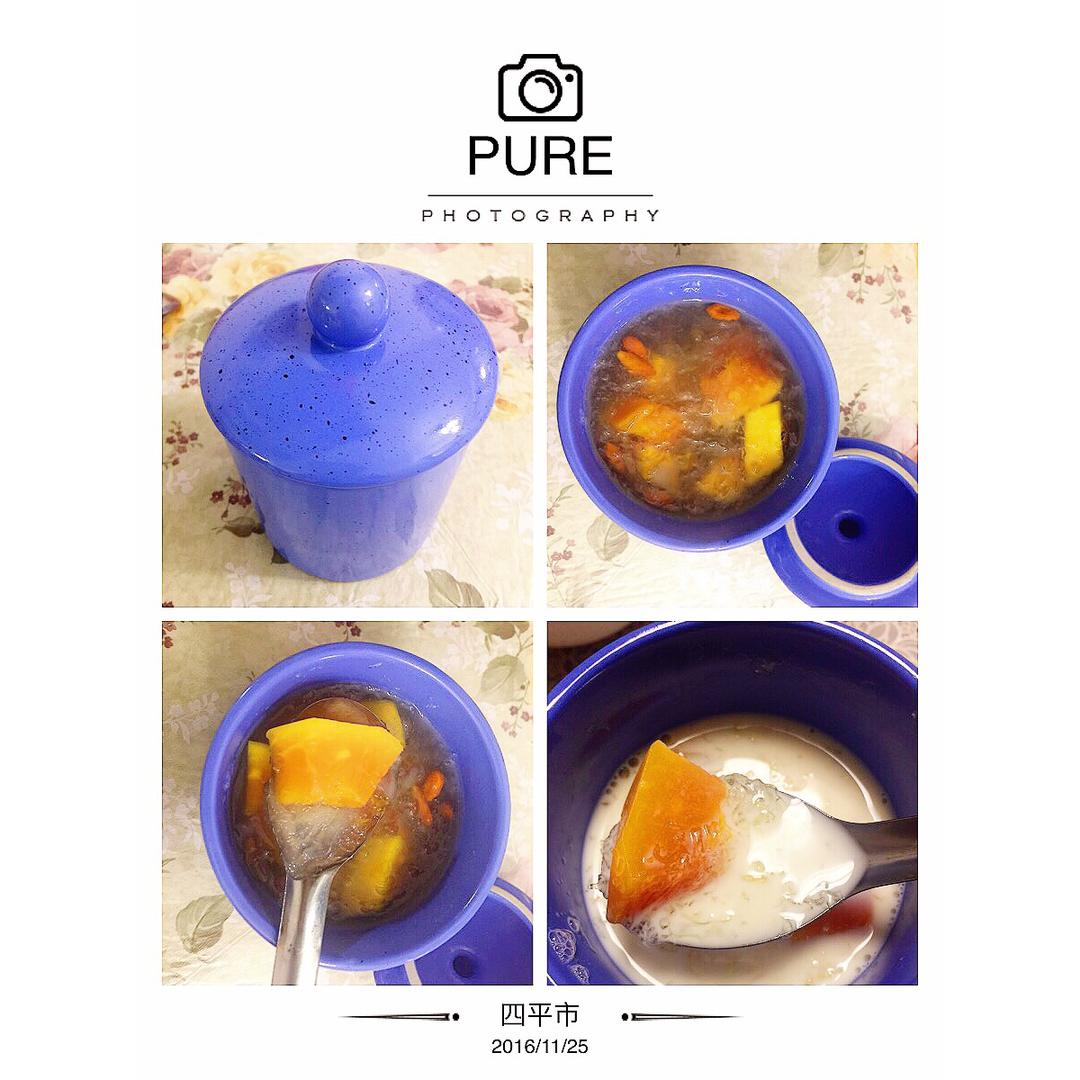 木瓜牛奶炖燕窝