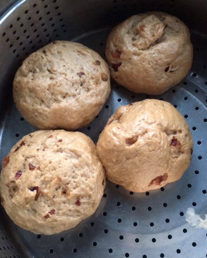 红糖红枣开花馒头（一次性发酵）