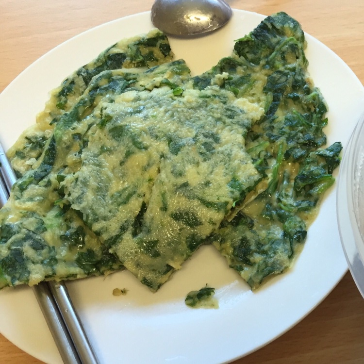 菠菜煎饼