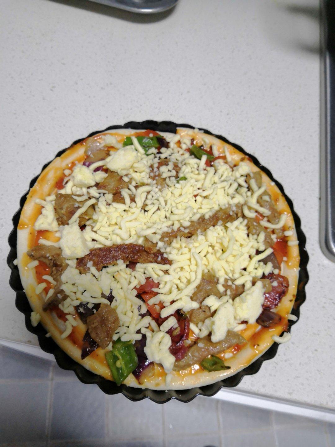 黑椒牛肉厚底披萨