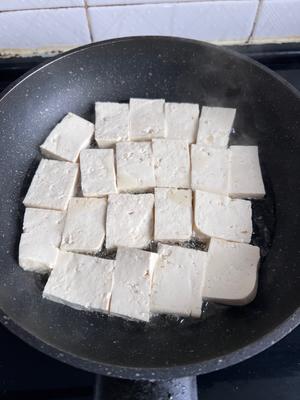 超级鲜的老豆腐炒白菜的做法 步骤2