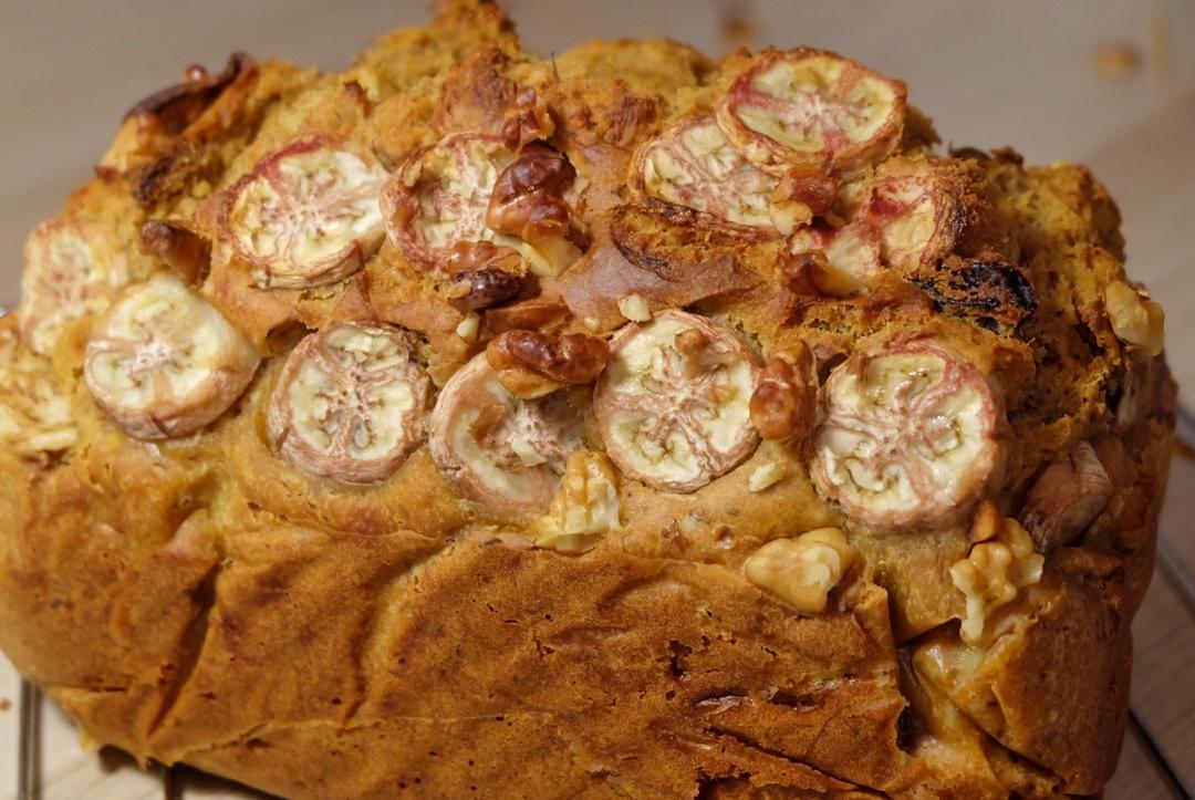 墨西哥朋友家祖传的超好吃的香蕉蛋糕【Banana Bread】