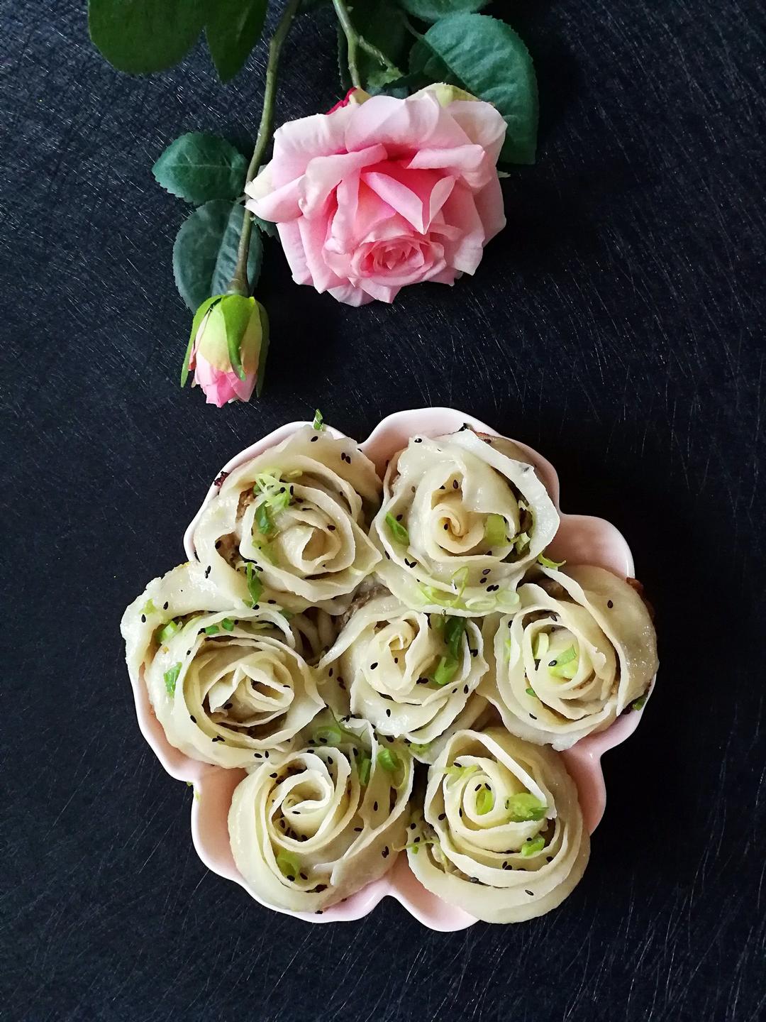 玫瑰花饺子