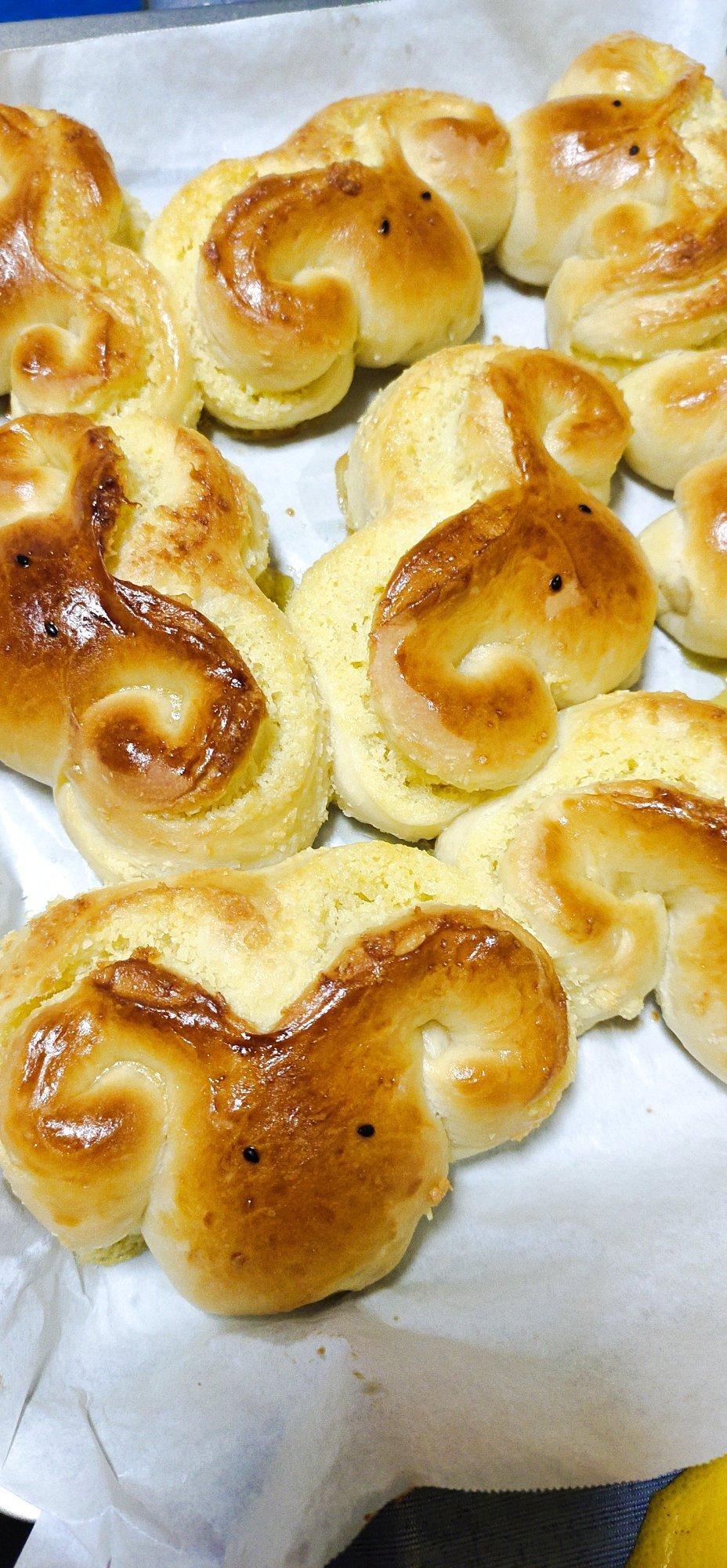 羊羊羊 🐏 椰蓉小面包、一次就成功‼️