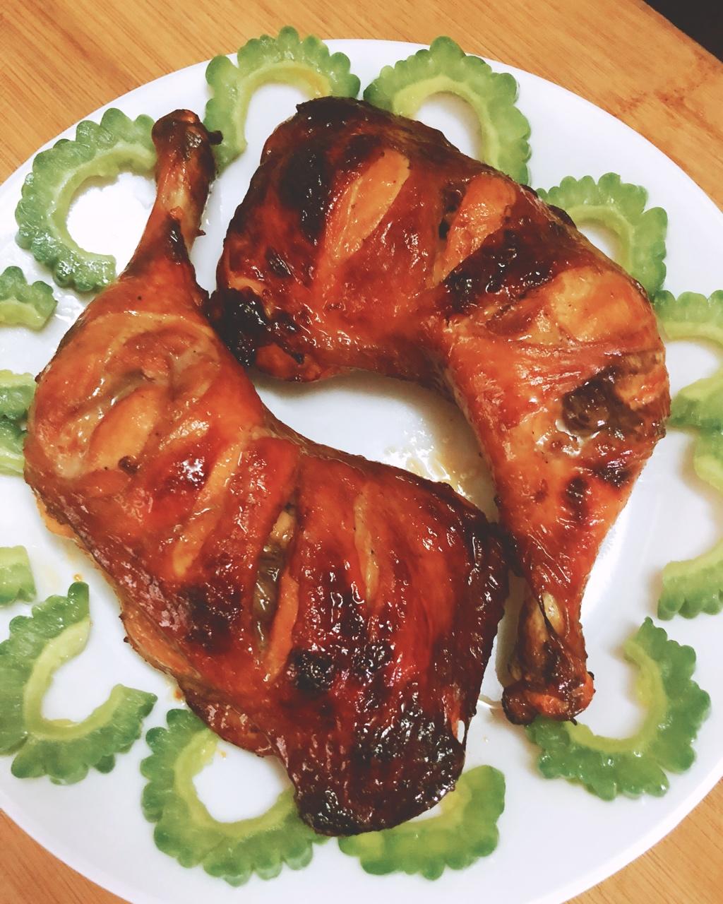 蜜汁烤鸡全腿