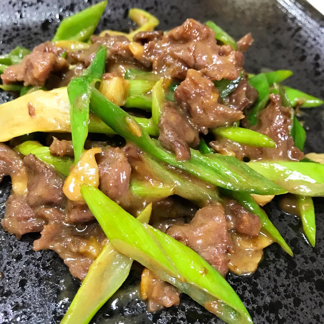 葱爆羊(牛)肉