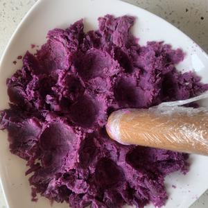 紫薯山药糕的做法 步骤4