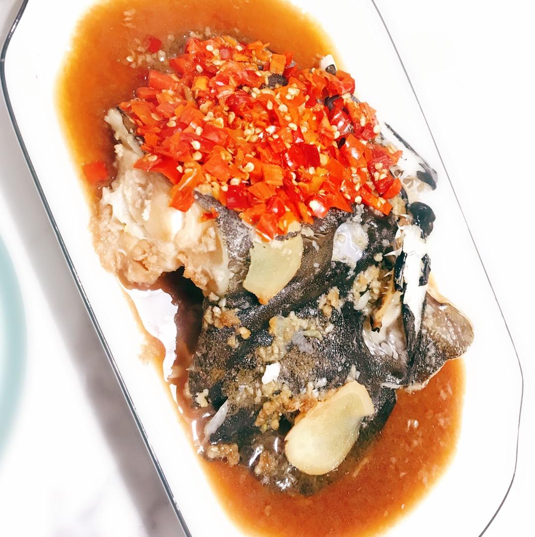 蒸鸦片鱼头（同鱼身做法一样）
