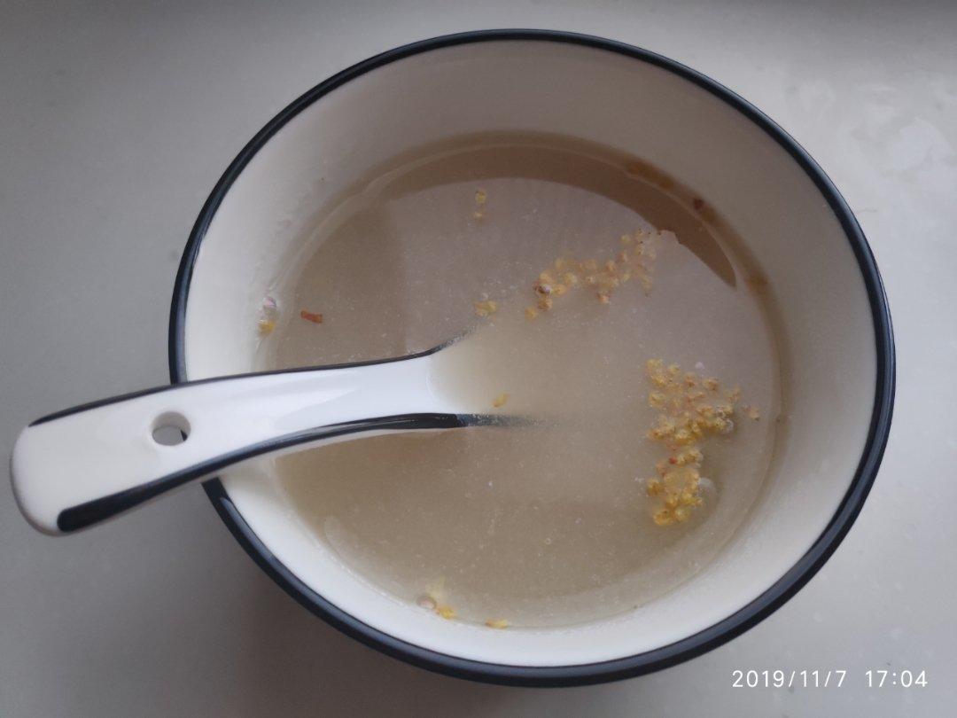 冰糖桂花鲜藕羹