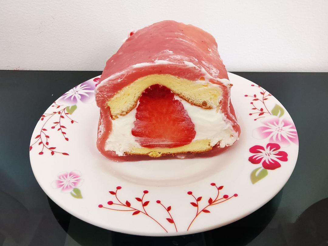 草莓白玉卷【曼食慢语】