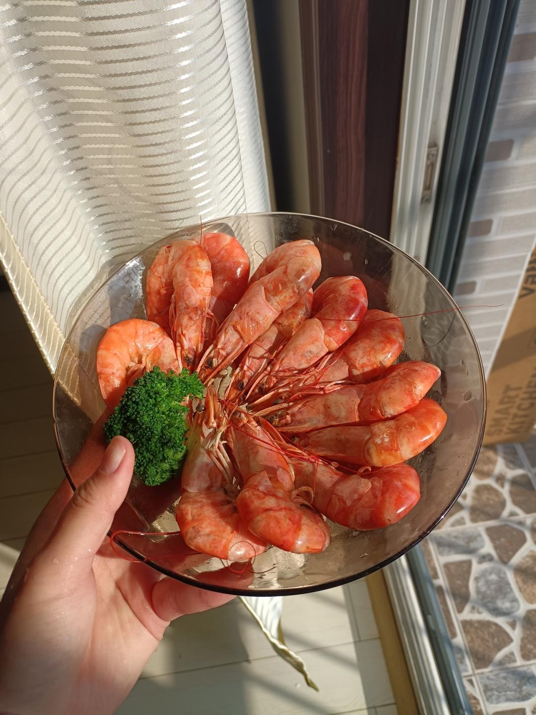最简单的白灼虾（水煮）盐水基尾虾
