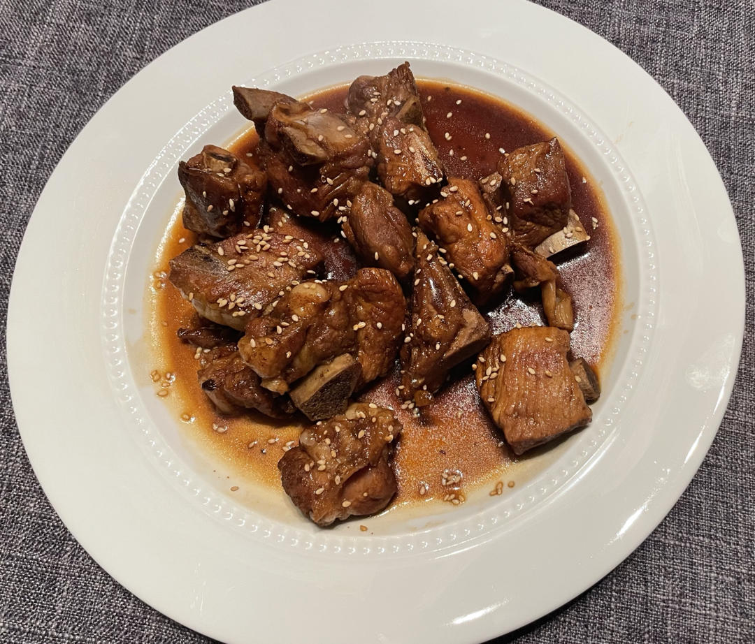 糖醋排骨/糖醋小排（不放油）（12345口诀做出正宗上海本帮）