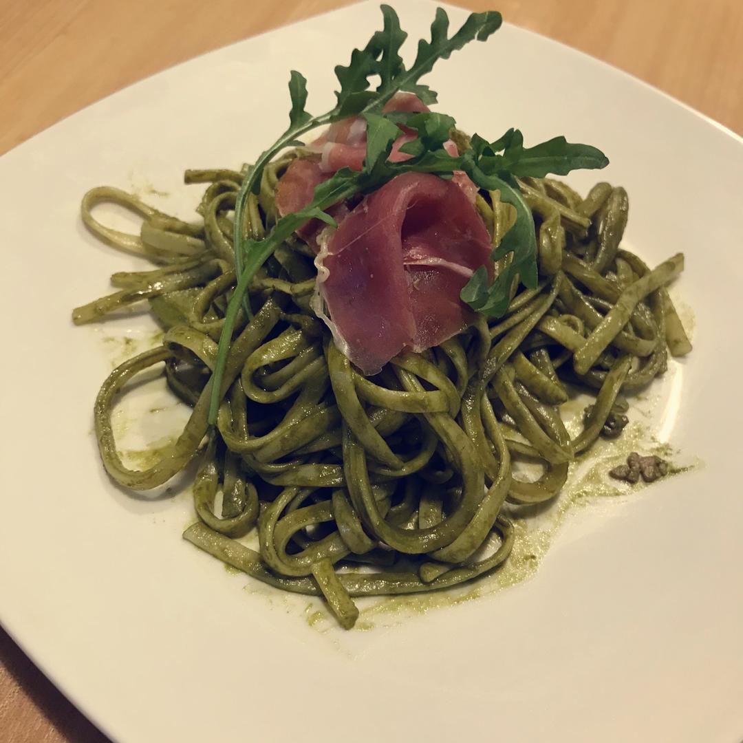 抹茶奶油芝士意面&松露鳕鱼子焗土豆【东京大饭店】