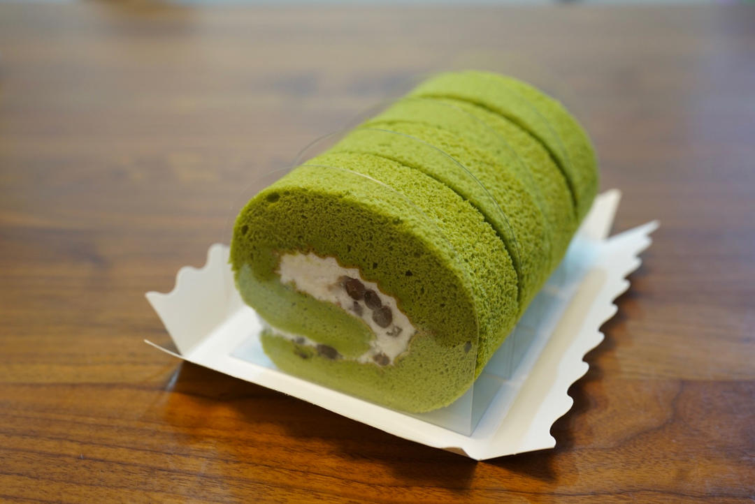 完美抹茶蜜豆蛋糕卷