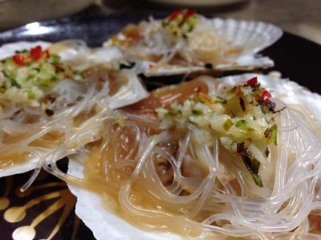 蒜蓉粉丝蒸扇贝