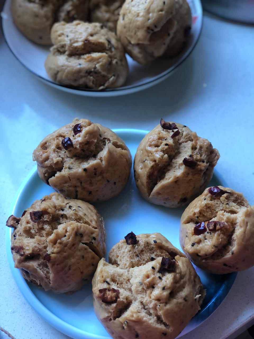 妥妥的红糖开花馒头