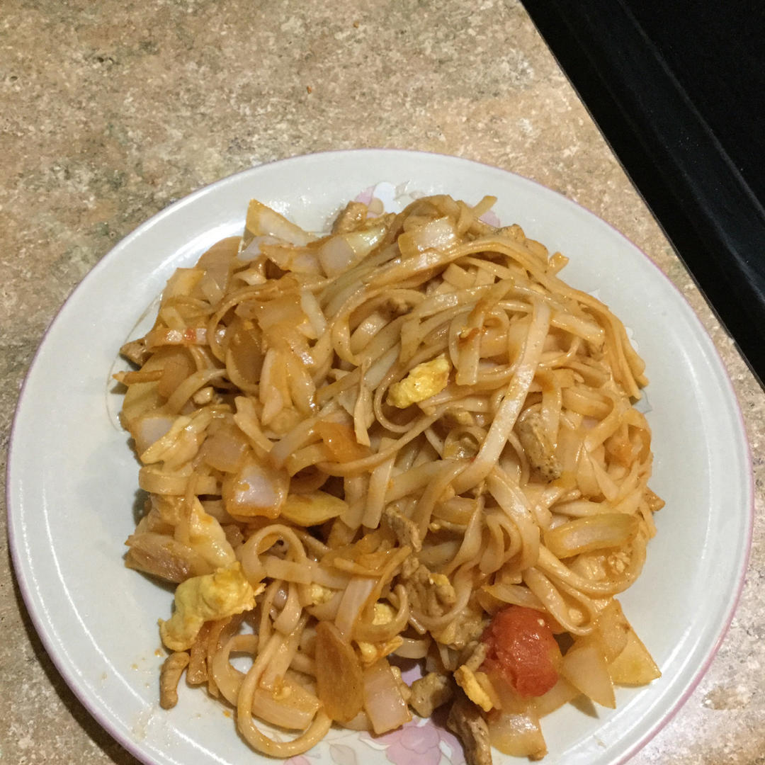 炒挂面