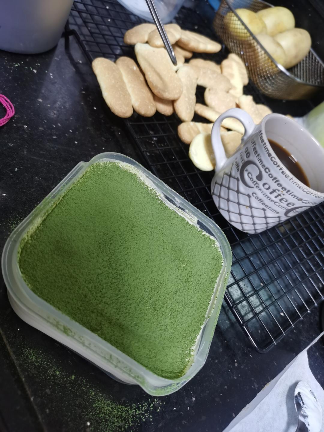 提拉米苏（熟蛋,无吉利丁）+自制马斯卡彭